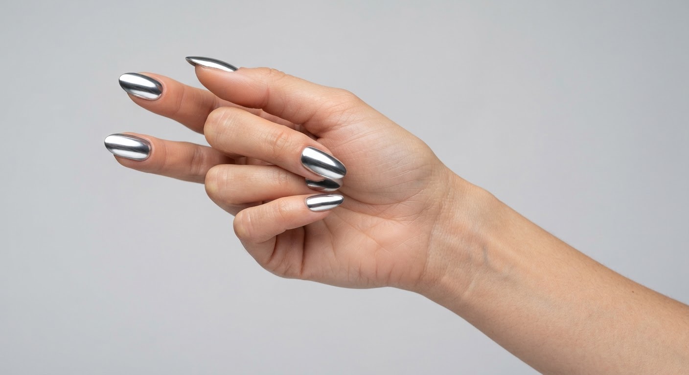 Chrome Nails: How the Mirror Finish Works and 9 Chrome Nail Ideas — featured image